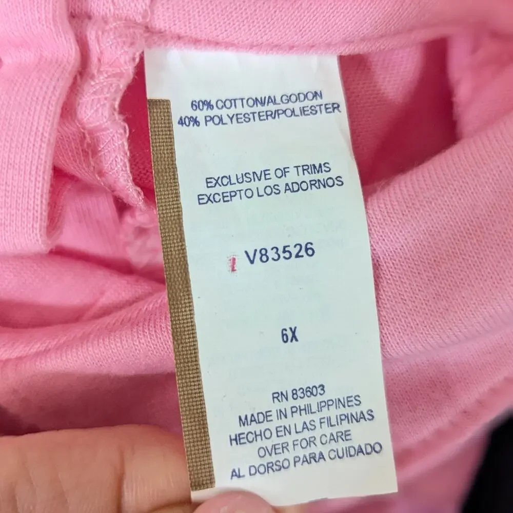 NWT Little Bitty Navy Corduroy Jumper Dress Pink Top and Hat Set | Girls 6X